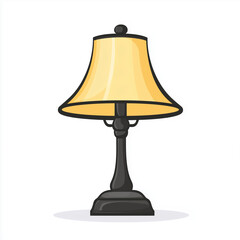 lamp isolated on Icon Flat Vector Style