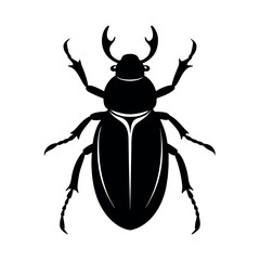 stag beetle vector illustration
