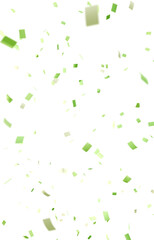 背景素材_紙吹雪_緑
