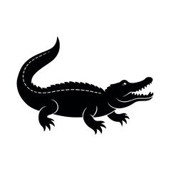 Obraz premium crocodile on white background