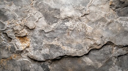 Gray stone surface texture.  Rough, natural stone slab.  Varied shades of gray and white.  Intricate patterns and uneven surface