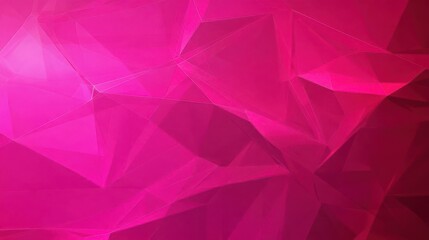 Fototapeta premium Abstract polygonal pink background