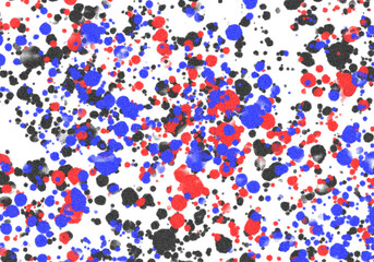 seamless pattern with colorful confetti, Abstract grunge black and white distressed texture background, Isolated on transparent background, PNG