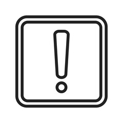 Exclamation Mark icon vector image. Suitable for mobile apps, web apps and print media.