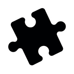 Fototapeta premium golden puzzle piece