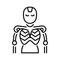 Human with Cybernetic Bones