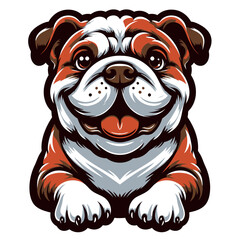 Bulldog vector and illustrations.