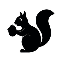 Obraz premium squirrel with nut