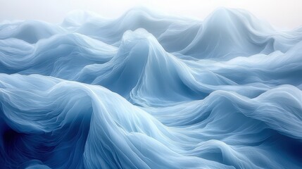 Fototapeta premium A serene, abstract background of calming gray and blue hues, adorned with radiant rays of soft illumination, creating a captivating ambiance for presentations and visual displays. 