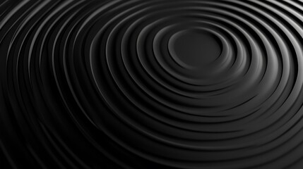 Obraz premium Abstract dark concentric circles ripple pattern background.