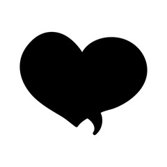 Speech bubble vector icon. Chat illustration sign. Message symbol. Text bubble logo.