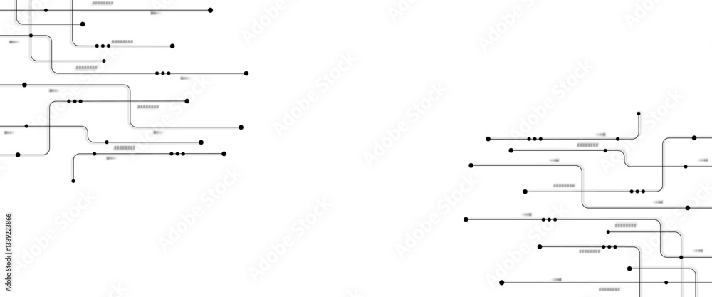 Aufkleber Vector network connection and global communication technology background