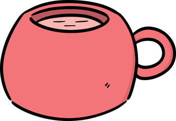 Illustration of beverage cup
