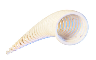 Marble geometric abstract sculpture shape, design element