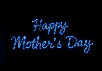 Obraz premium Heartfelt Typography beautiful calligraphy with words like Happy Mother’s Day.