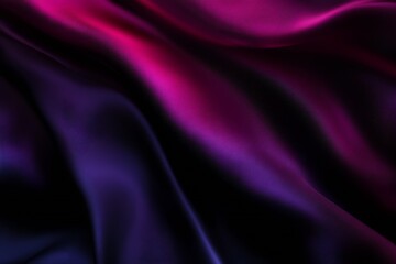 Elegant close-up view of luxurious silk fabric in radiant colors flowing beautifully with soft undulations and shine : Generative AI