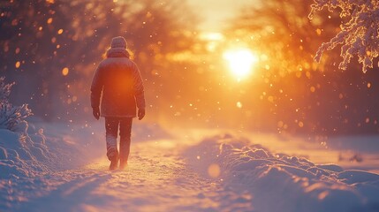 Wrapped in warmth and surrounded by silence