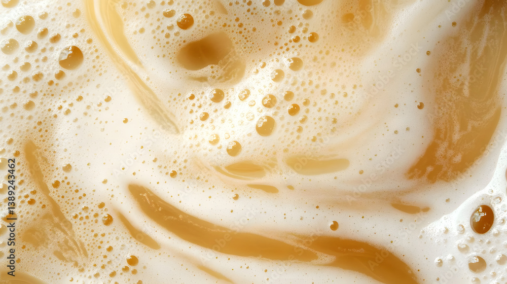 Poster abstract soap suds texture with swirling patterns and bubbles for creative background design