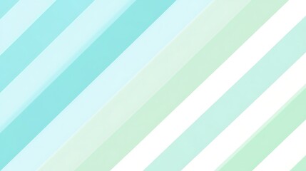 Abstract pastel blue and white diagonal stripes background.