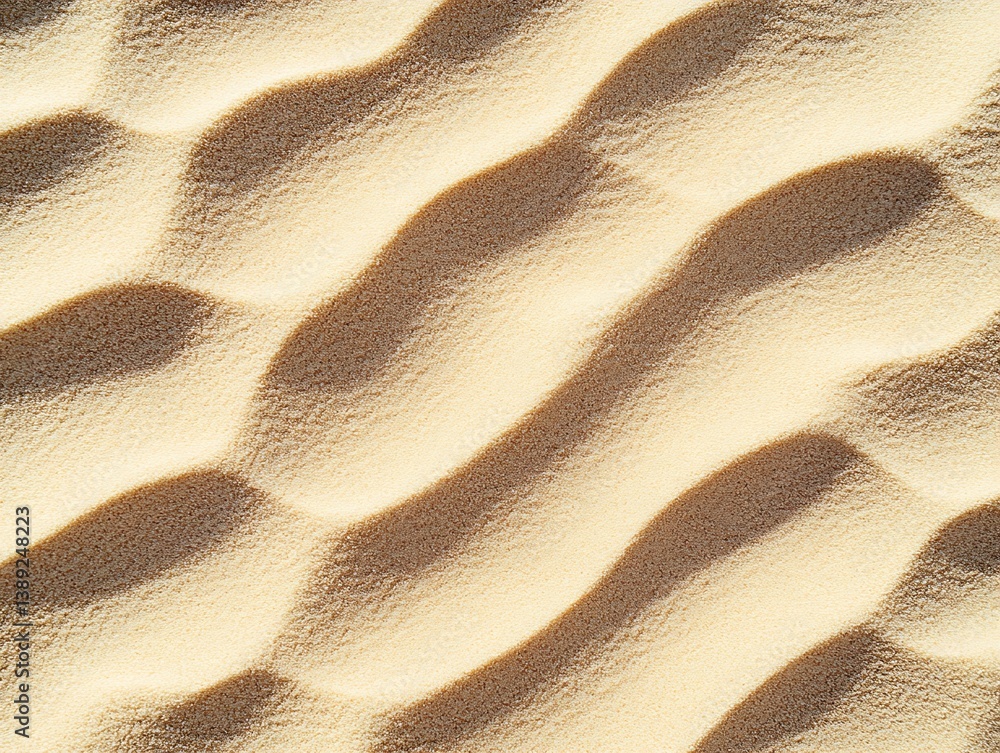 Leinwandbilder unique patterns and soft lines in gentle sand dunes capturing the essence of nature : generative ai