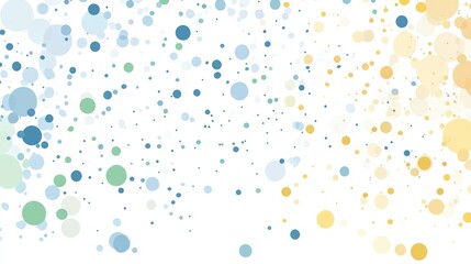 Abstract confetti circles background design