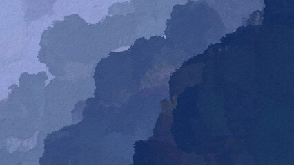 night sky with clouds watercolor background