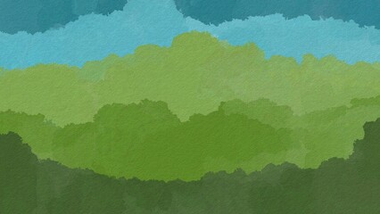 abstract green background with clouds