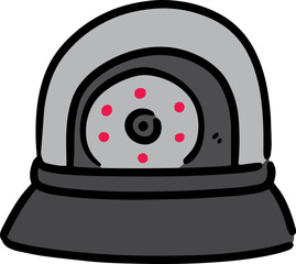 Illustration of security camera
