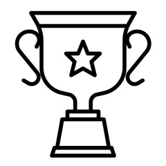Award Trophy With Star