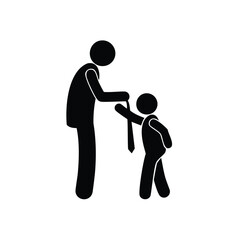 family silhouette, parenting icon, family bonding, father and daughter, mother and son, parents with kids, family dinner, travel with children, child care, parenting vector, daily life family, parent 
