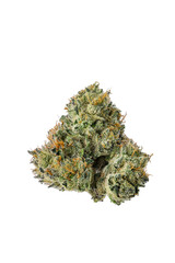 Dried Cannabis Nug on White Background
