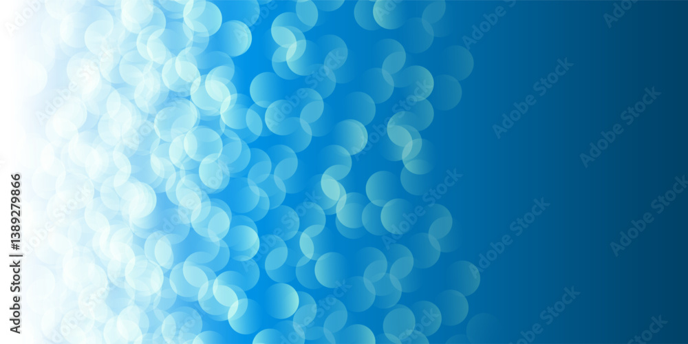 Sticker a soft blue bokeh pattern background creates a dreamy, ethereal atmosphere. the blurred circles of l