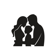 Family and Parenting Silhouette Vector Collection – Daily Life, Bonding Moments, and Parent-Child Activities