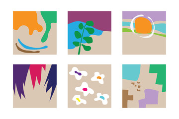 design vector art cover, background, wall decoration with beautiful colorful style