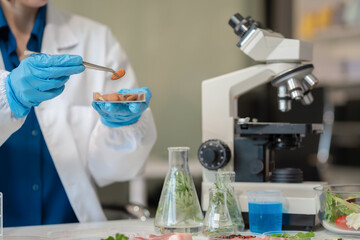Nutrition Specialists and medicine, Molecular Analysis in Food Science Labs of chemical residues.