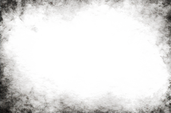 Grunge frame overlay, border with empty transparent copyspace inside