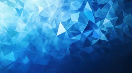 Abstract blue polygonal background for design elements