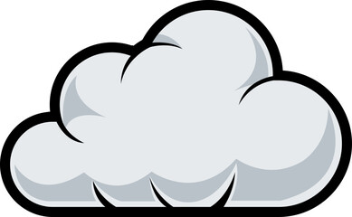 cute cloud icon 
