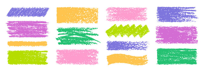 line and stroke brush vector. Kid underline by color pencil, marker, crayon chalk, pen. Paint texture highlight. Hand drawn mark. Line, stroke, stripe, shape scribble. Sketch brush crayon underline bg