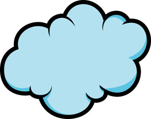 blue cloud icon 