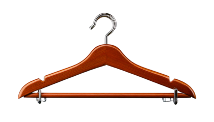 clothes hanger isolated on white background