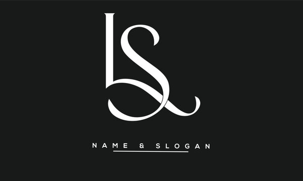 SL, LS  Abstract Letters Logo Monogram