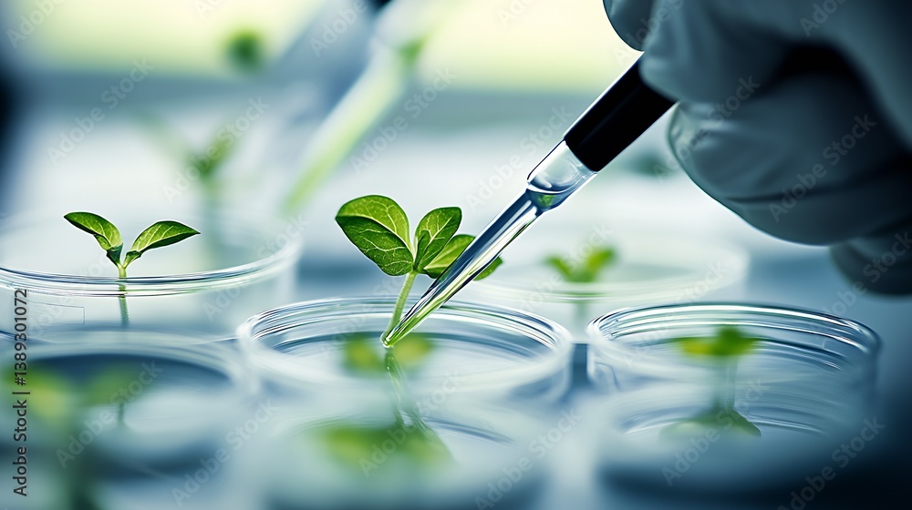 Poster Careful Selection of Plant Samples Using a Pipette in a Laboratory Environmental Setting for Research : Generative AI