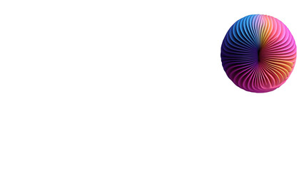 A futuristic sphere design representing tech, space, or abstract concepts.