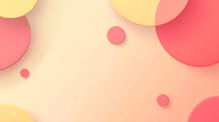 Abstract pastel circles background. (3)