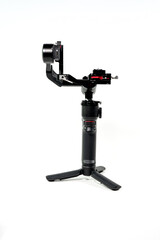 Camera stabilization technology isolated on the white background, clipping path