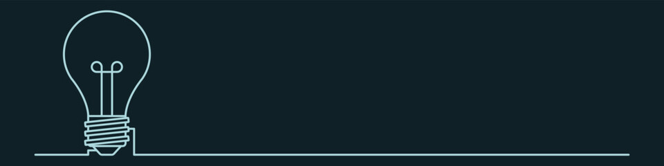 Light Bulb line icon vector, isolated on white background. Idea sign, solution, thinking logo. Technology and AI sign. Smart idea outline symbol. Lightbulb. AI intelligence.