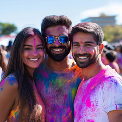 Holi festival celebration