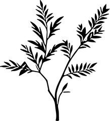 Obraz premium branch of a tree with leaves