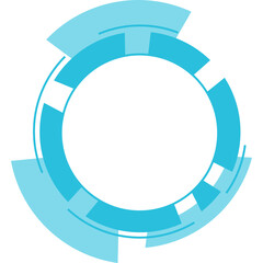 Naklejka premium Tech Circle Frame